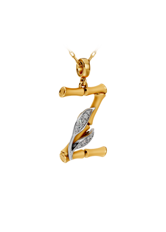 Колье CarreraYCarrera Bambu Белое/желтое золото