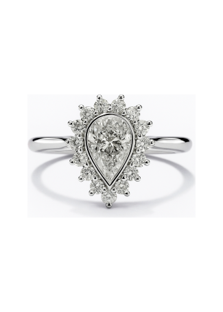 Кольцо Crivelli Solitaire crv Белое золото