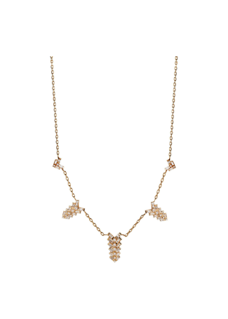 Колье RF Zoe Розовое золото
