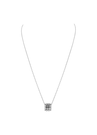 Колье RF Studs Белое золото