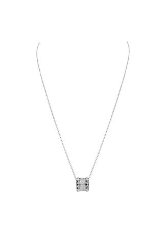 Колье RF Studs Белое золото