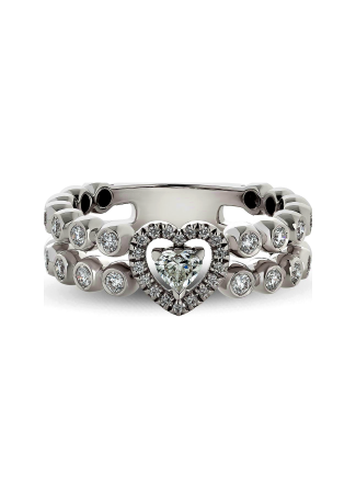 Кольцо Casato Boutique Белое золото