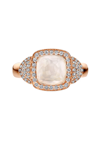 Кольцо Tirisi Milano Tre Розовое золото