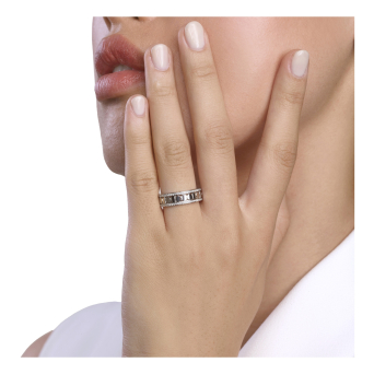 Кольцо Damiani Belle Epoque Reel Белое золото