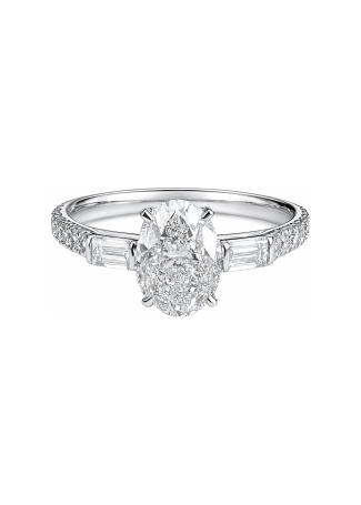Кольцо Crivelli Solitaire crv Белое золото