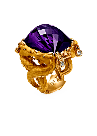 Кольцо CarreraYCarrera Nankin Желтое золото