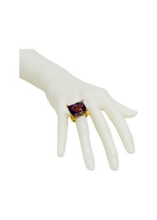 Кольцо CarreraYCarrera Bambu Желтое золото