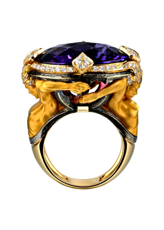 Кольцо CarreraYCarrera Versalles Желтое золото