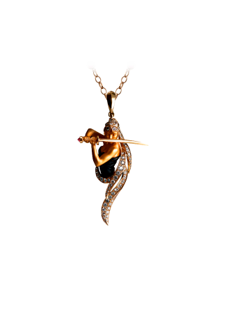 Колье CarreraYCarrera Valiente Желтое золото