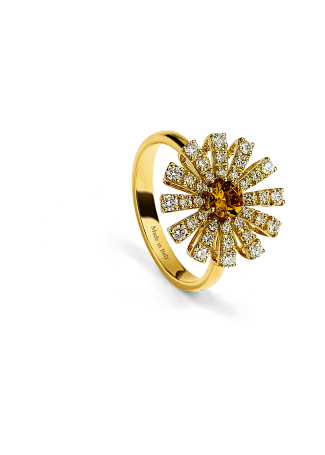 Кольцо Damiani Margherita Желтое золото