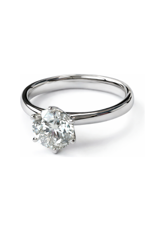 Кольцо Crivelli Solitaire crv Белое золото