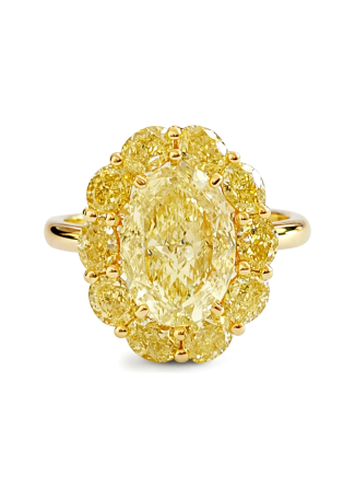 Кольцо Crivelli Solitaire crv Желтое золото