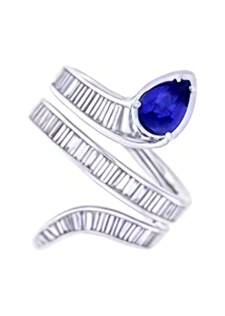 Кольцо Damiani Eden Белое золото