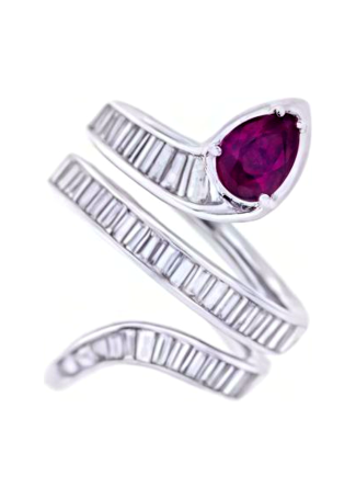 Кольцо Damiani Eden Белое золото