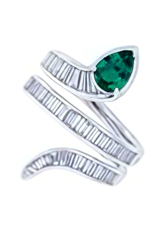 Кольцо Damiani Eden Белое золото