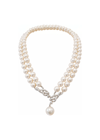 Колье Utopia Gallery Белое золото