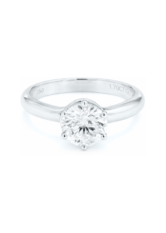 Кольцо PremiumGem Solitaire PG Белое золото