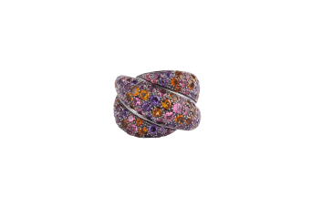 Кольцо Damiani Gomitolo Черное золото