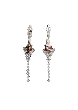 Серьги Carrera Passion Белое золото