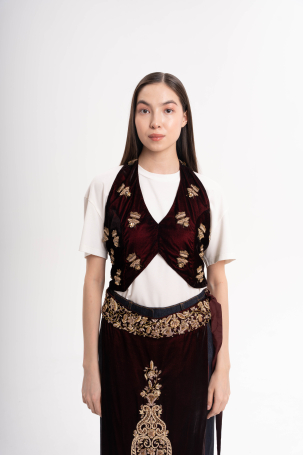 Жилет Zardozi Takshila Couture Бархат