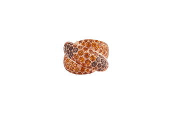 Кольцо Damiani Gomitolo Розовое золото