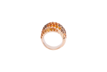 Кольцо Damiani Gomitolo Розовое золото