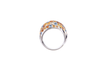 Кольцо Damiani Gomitolo Белое золото