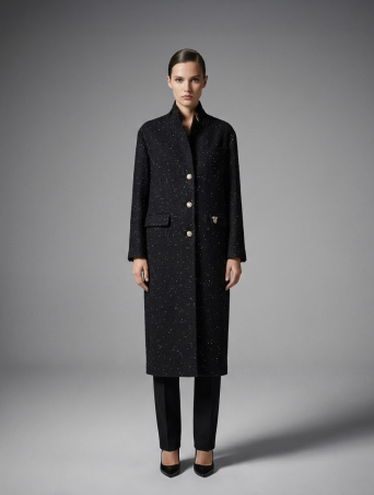 Пальто Zardozi Shades of Black Шерсть
