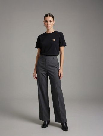 ZARDOZI Футболка Zardozi Knitwear Трикотаж Чёрный XS