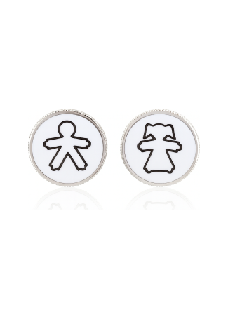 Запонки Geoma Geoma Серебро
