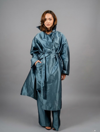 ZARDOZI Рубашка Zardozi BeeWoman2024 Тафта Серый M