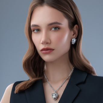 Серьги Carrera Zodaria Белое золото