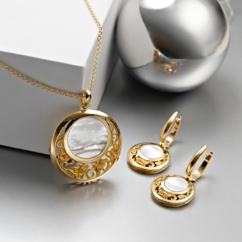Серьги Carrera Jazmin Желтое золото