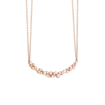 Колье Damiani Mimosa Flexi Розовое золото