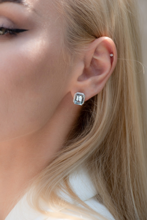 Серьги Damiani Minou Белое золото