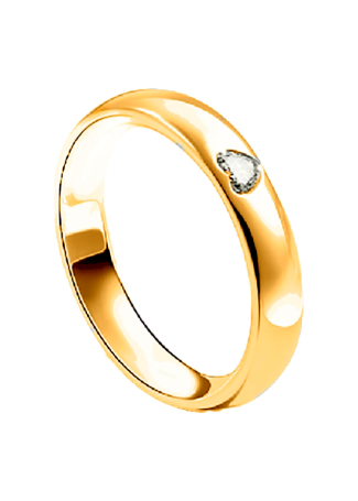 Кольцо Damiani D.Cuore Желтое золото