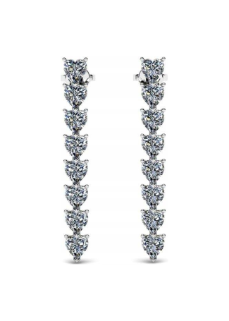 Серьги Damiani Timeless classico Белое золото