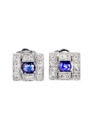 Серьги Damiani Belle Epoque Белое золото