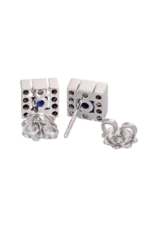 Серьги Damiani Belle Epoque Белое золото