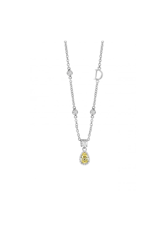 Колье Damiani Minou full pavè Белое золото