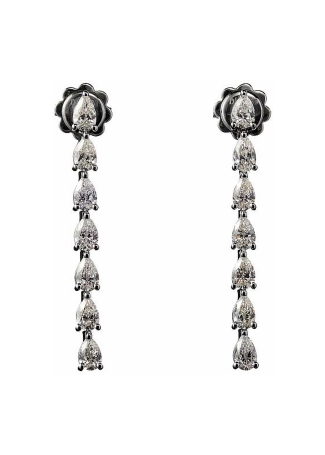 Серьги Damiani Timeless classico Белое золото