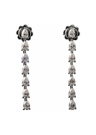 Серьги Damiani Timeless classico Белое золото