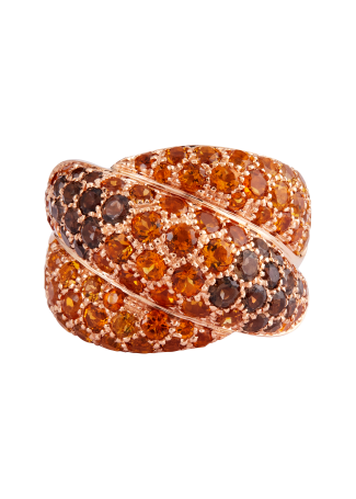 Кольцо Damiani Gomitolo Розовое золото