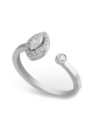 Кольцо RF Myriad Белое золото