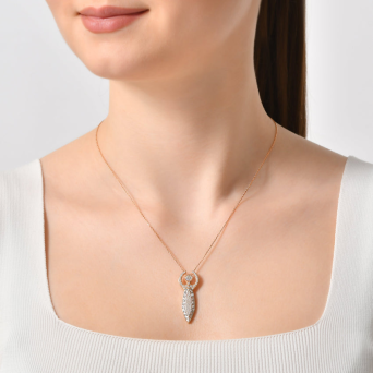 Колье Bee Goddess Artemis Розовое золото