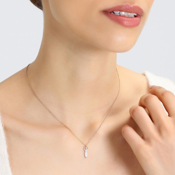 Колье Bee Goddess Artemis Розовое золото