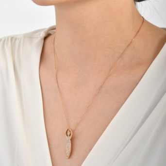 Колье Bee Goddess Artemis Розовое золото