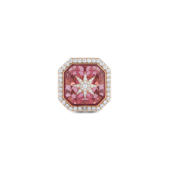 Кольцо BeeGoddess Venus Star Розовое золото