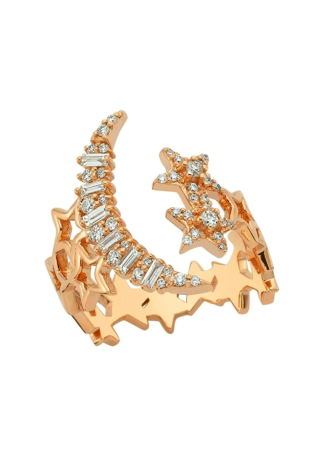 Кольцо Bee Goddess Sirius Star Розовое золото