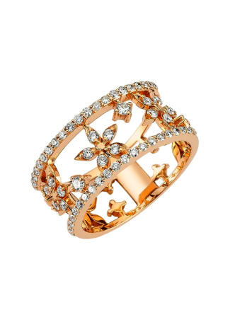 Кольцо Bee Goddess Apple Seed Розовое золото